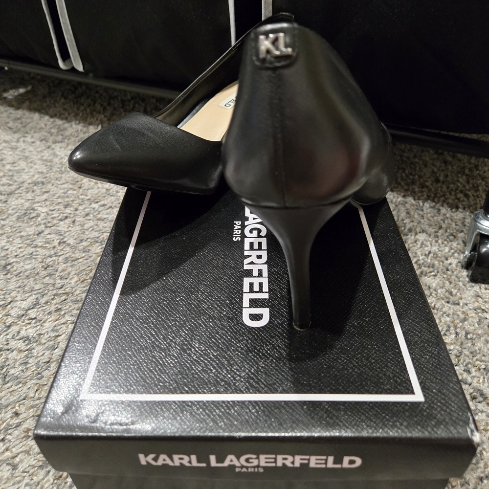 Like New! Karl Lagerfeld Black Women's Heels